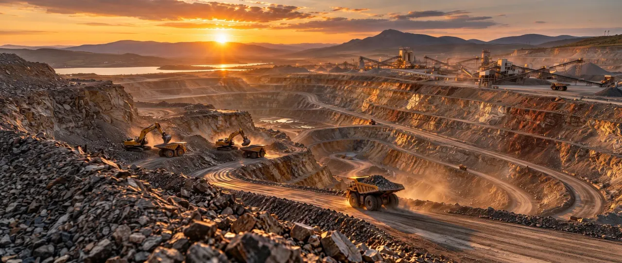Open-pit mine site examined in a mining activities assessment report