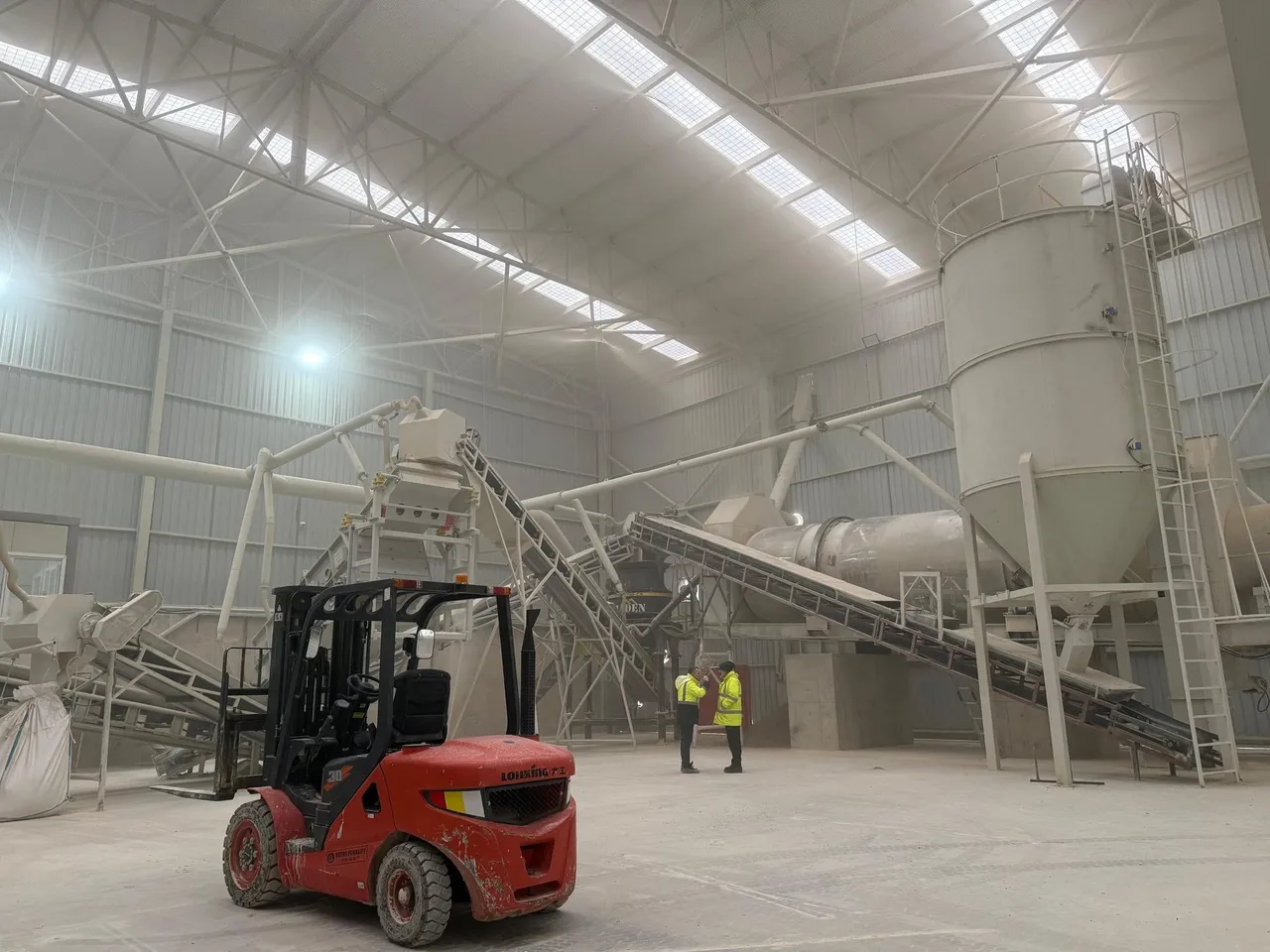 Environmental compliance review at an industrial facility