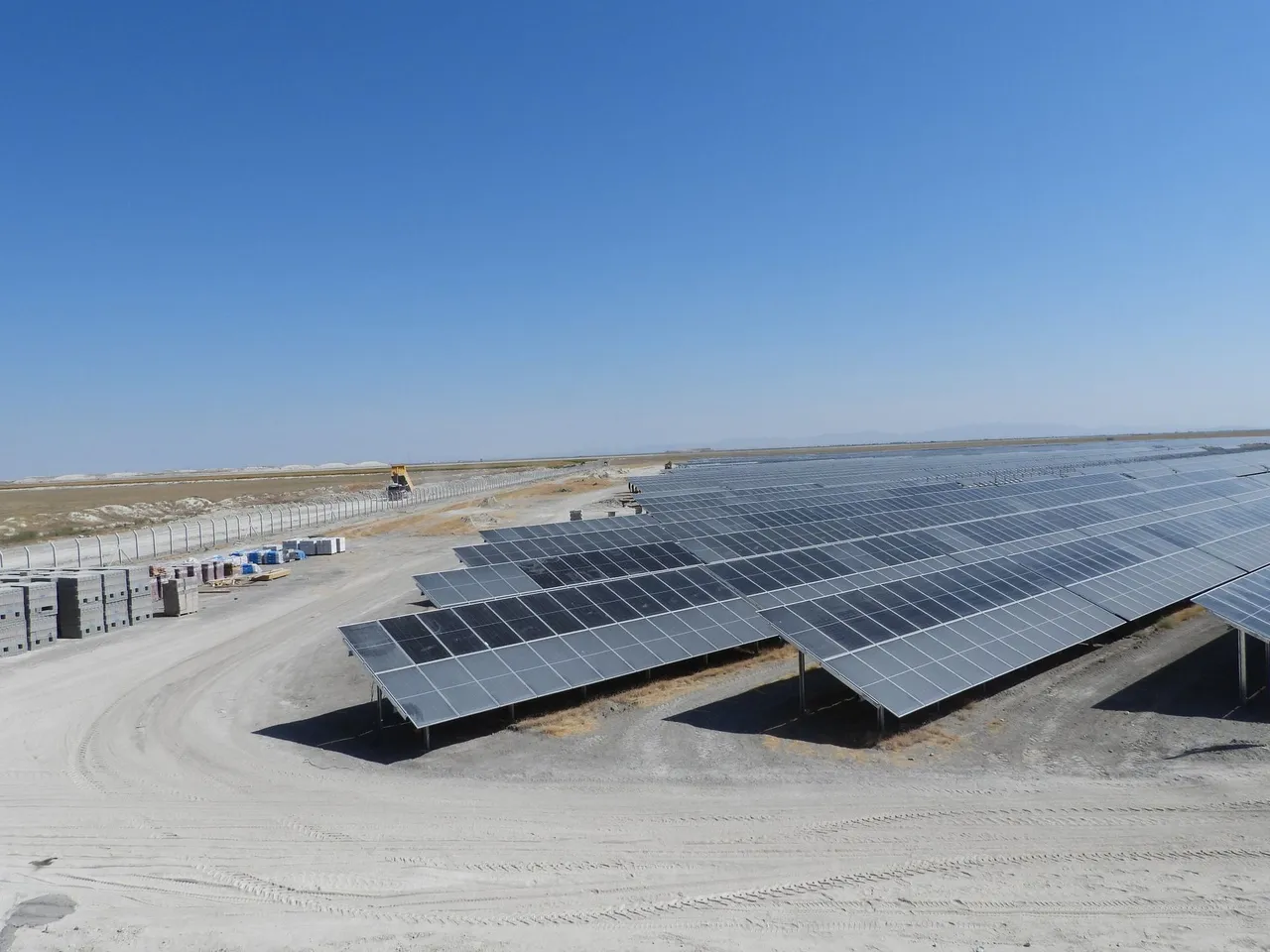 Solar power plant for which a solar plant assessment report was prepared