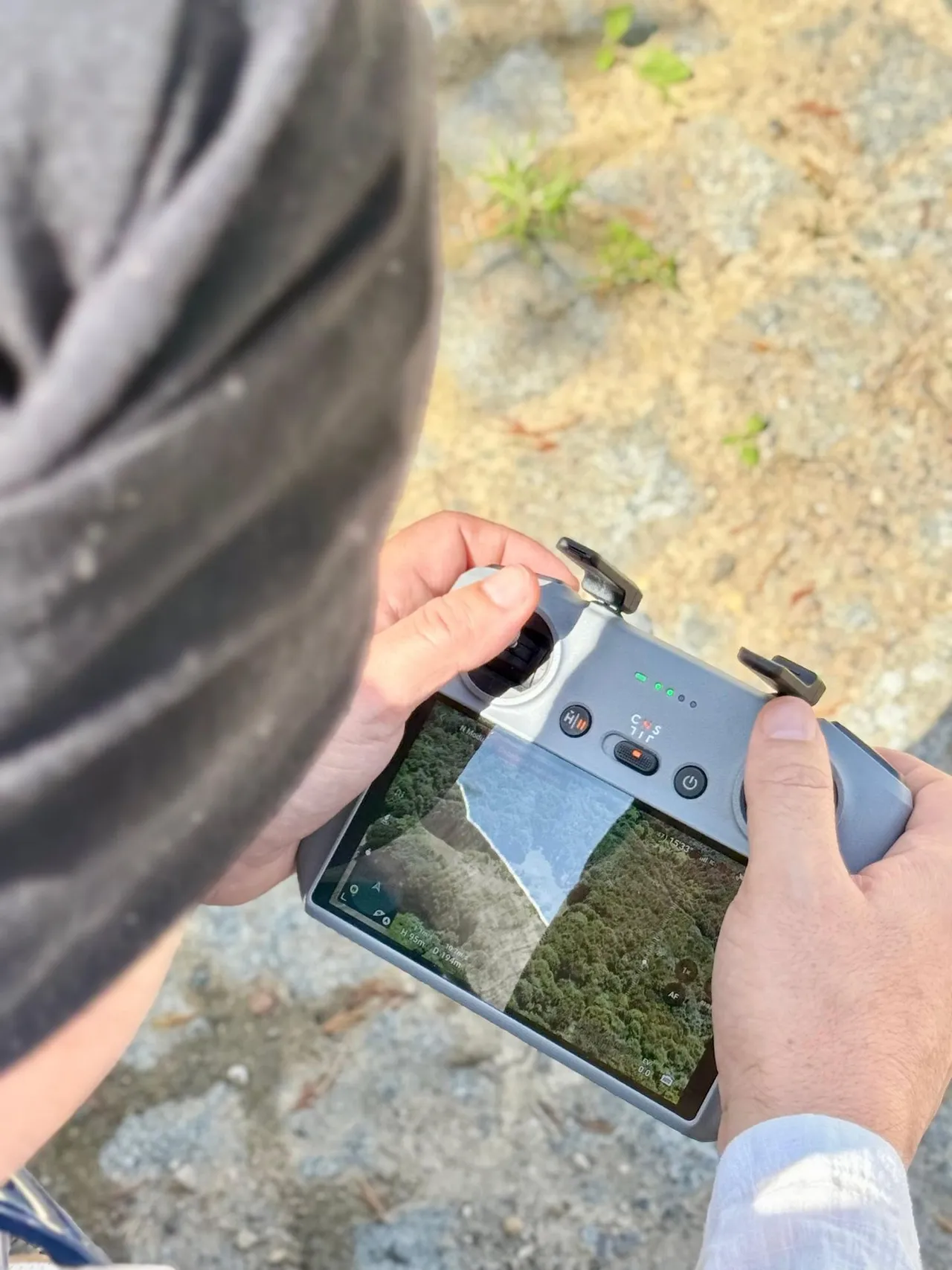 Drone-based site observation for a protected area assessment